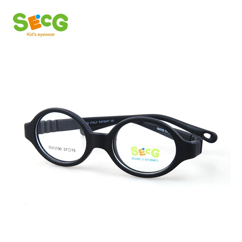 SECG Round Flexible Optical Children Glasses Plastic Frame Unisex TR90 Kids Glasses Myopia for Sight Kids Eyewear Spectacles