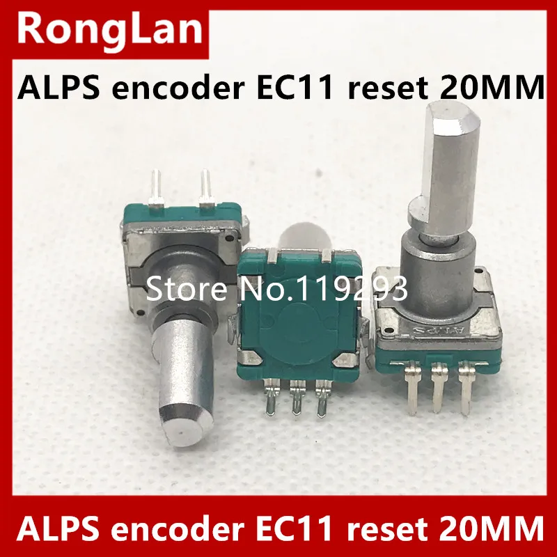 

[BELLA]Imported Japan ALPS potentiometer encoder EC11 reset is reset back around with the switch 20MM Axle--10PCS/LOT