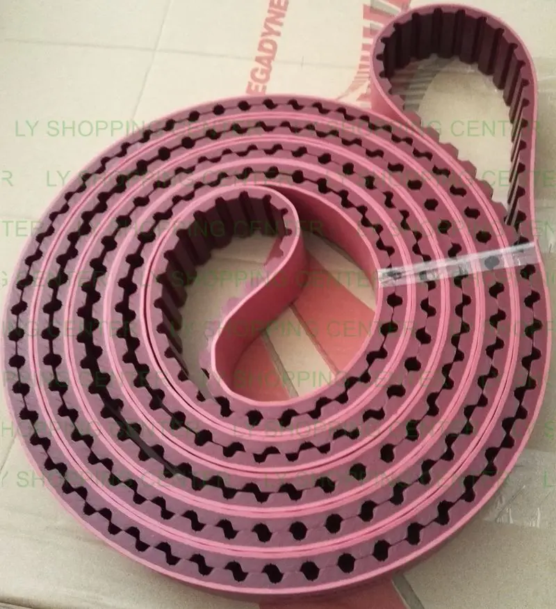 Origina PU Timing belt 49.5-AT20-8800+2APL for Golive Glass Double edging Machine,Polyurethane synchronous,Transmission belt