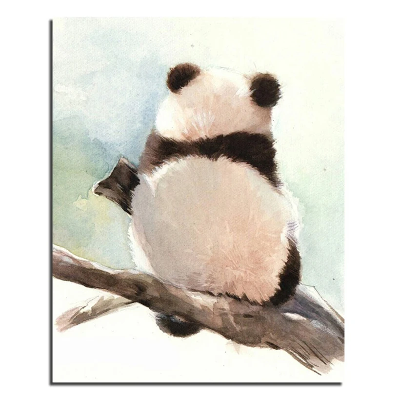 3D DIY Diamond Painting Panda Back 60x75cm Crafts Direct Selling Cotton Diy Diamond Embroidery Kit 3d Full New Needlework