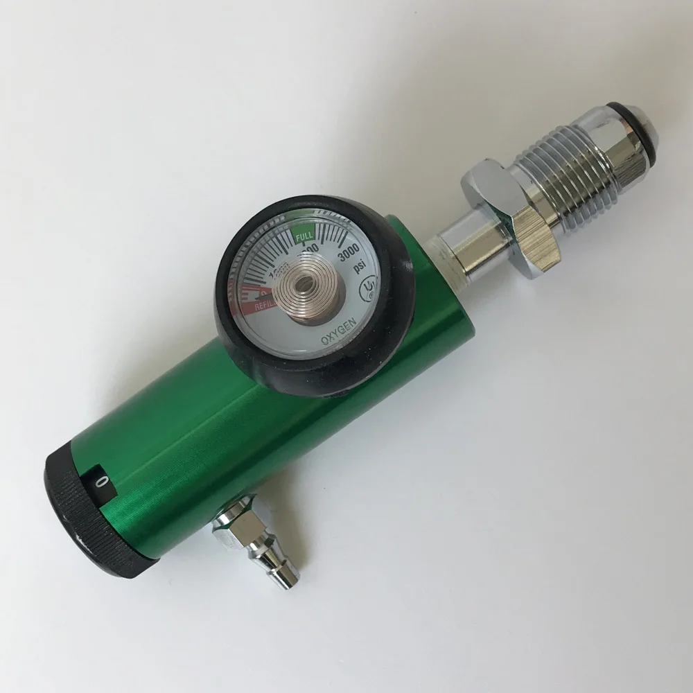 0-4lpm Pediatric Bullnose Oxygen Tank Regulator for UK, AU, NZ, ZA, IN