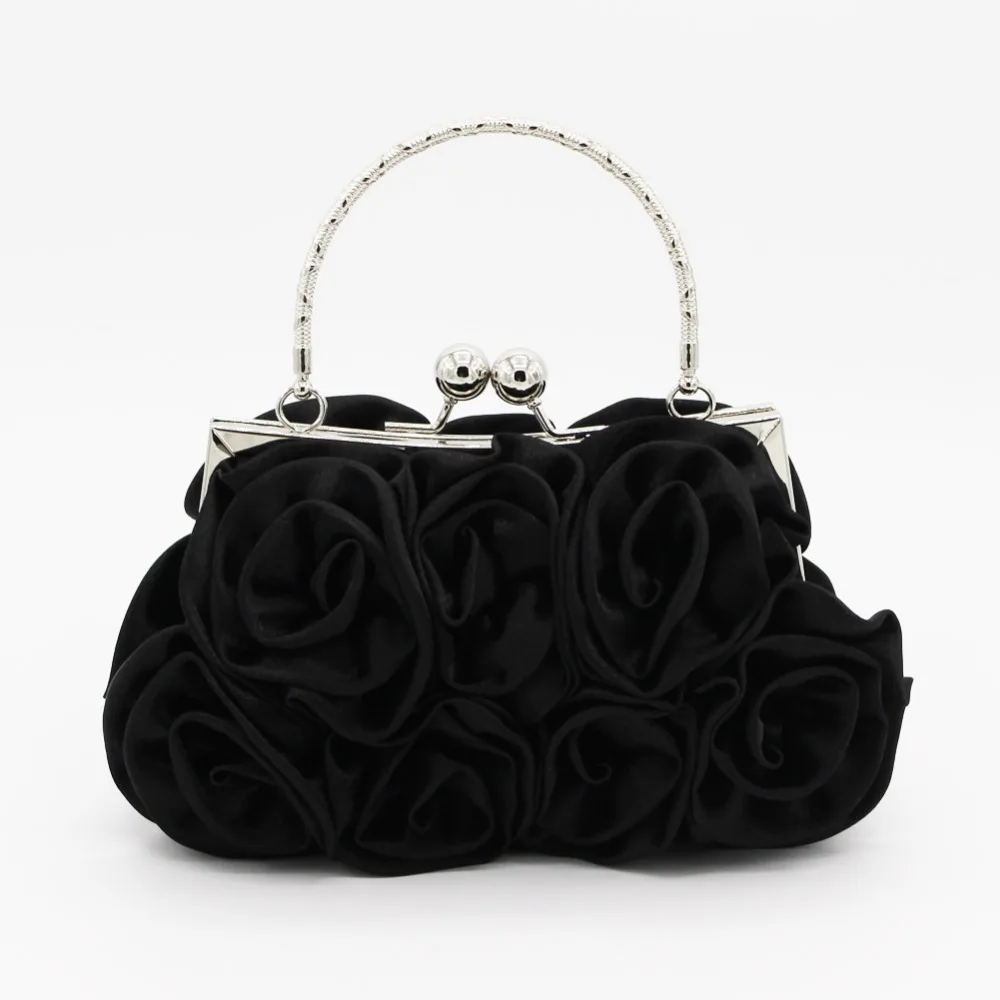 DAIWEI Women\'s Fashion Bag Evening Bag Flower Bride Bag Purse Full dress Party handbag Wedding Clutch Women Gift flower bag