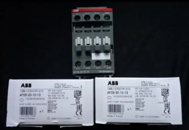 

Brand new original authentic ABB three-pole contactor AF09-30-10-13 100-250V AV/DC