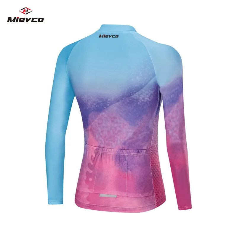 MIEYCO-Cycling Jersey for Women, Quick Dry Bike Clothes, Full Sleeve, Cycle Shirt Wear, Spring, Autumn, 2024