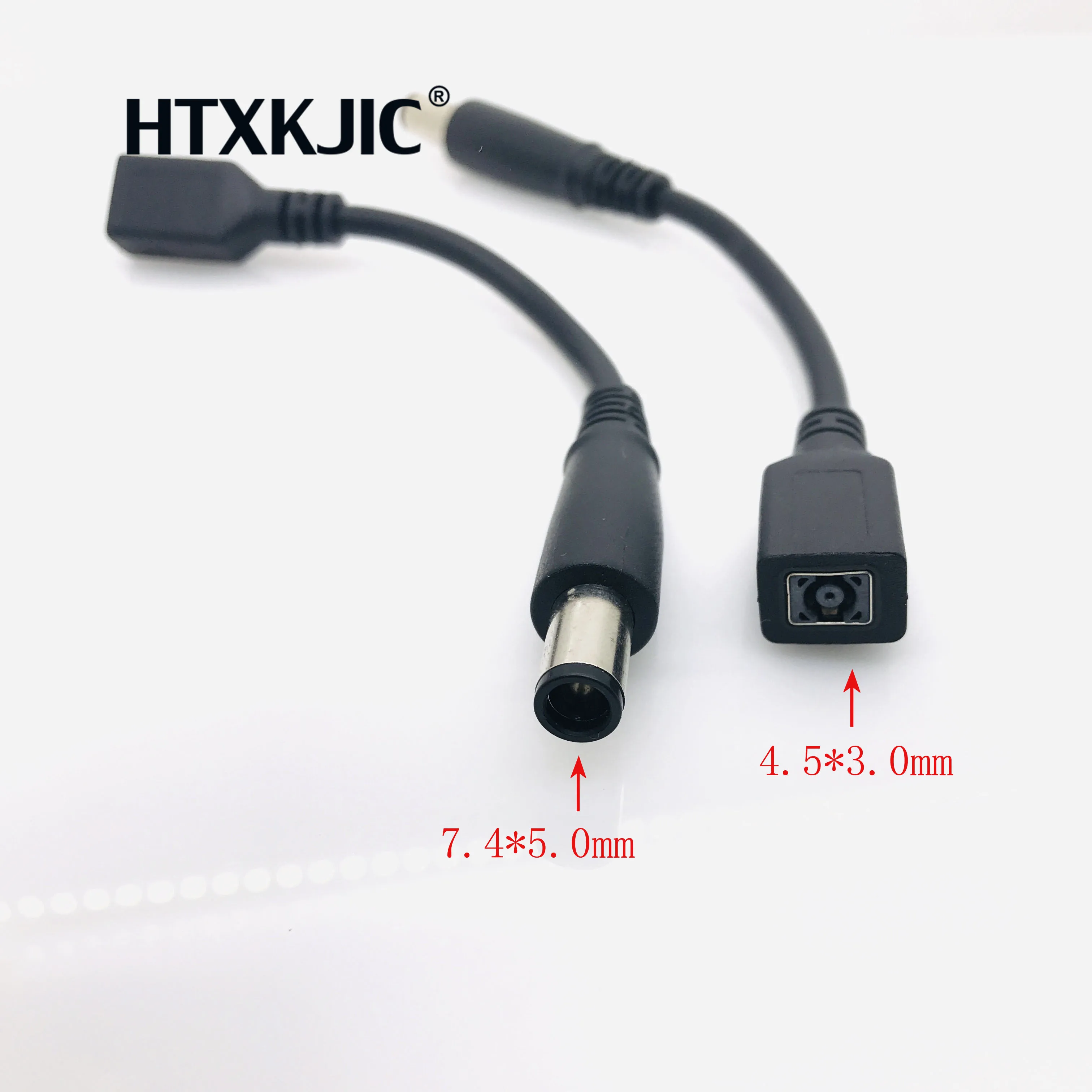 DC power Adapter Connector Plug DC conversion head jack female 4.5*3.0mm plug to male 7.4*5.0 mm with Pin for HP Pavilion Laptop