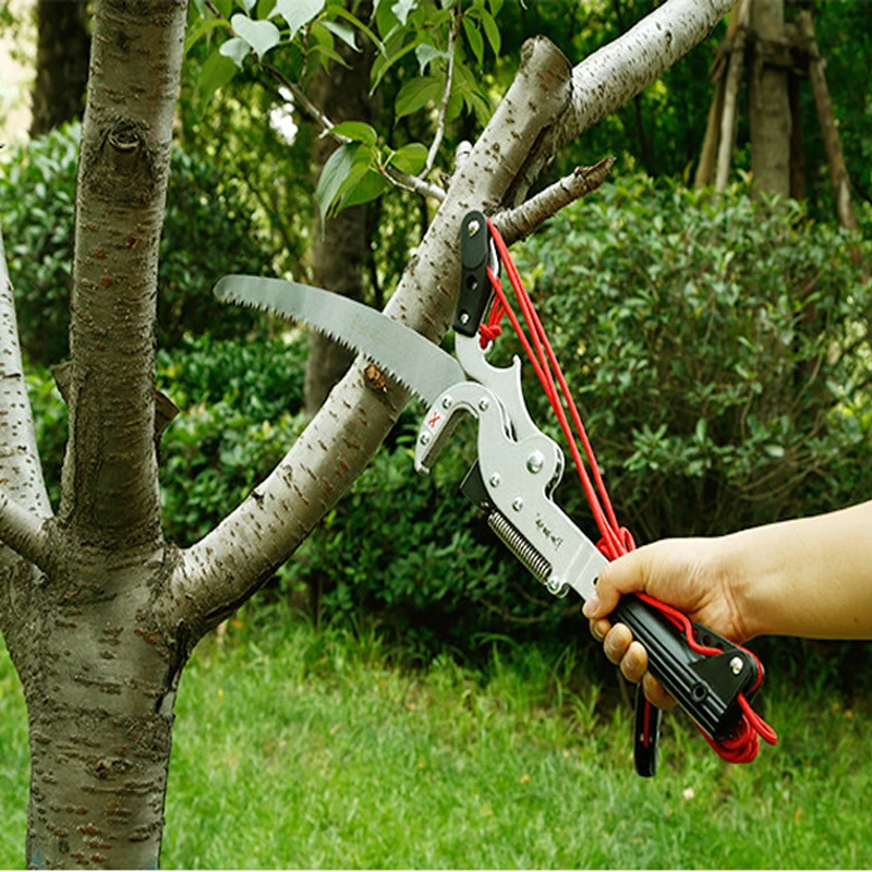 Fruit Tree Saw High Branch Shear Horticultural High Altitude Telescopic Pruning Shears Tree Repair Scissors