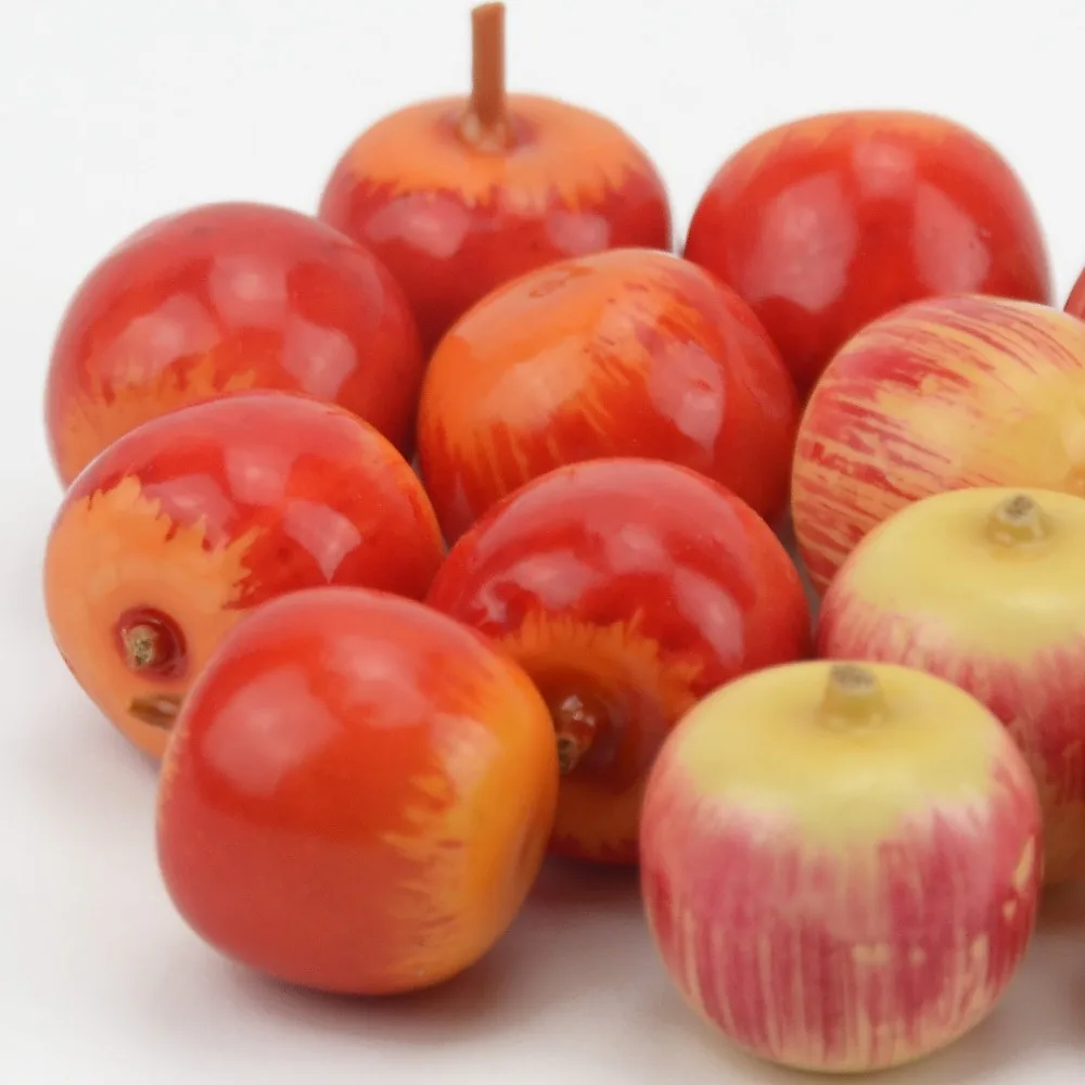 Cheap 20Pcs Mini Apple decoration Artificial Party Christmas  Wedding Home Furnishings Cognitive Toys Simulation Foam  Berry