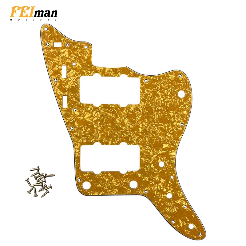 Fei Man - Pickguards Suit For Fender US Jazzmaster Guitar, 13 Holes Scratch Plate, Best Quality For Replacement