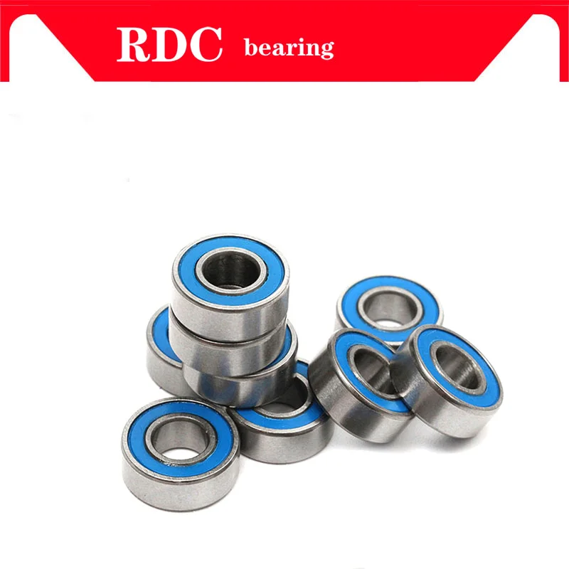 10PCS ABEC-5 MR104-2RS MR104 2RS MR104 RS MR104RS 4x10x4 mm Blue rubber sealed miniature High quality deep groove ball bearing