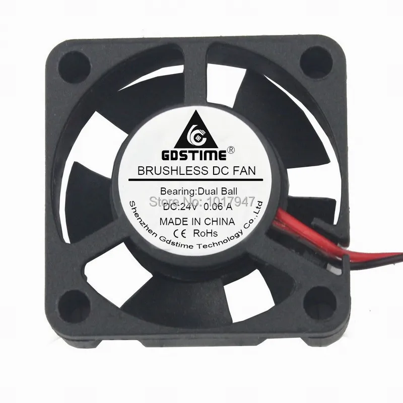 

1 PCS LGdstime DC 24V 2Pin Brushless Cooling Fan 30mm 3cm 30x30x10mm 3010B Ball Bearing