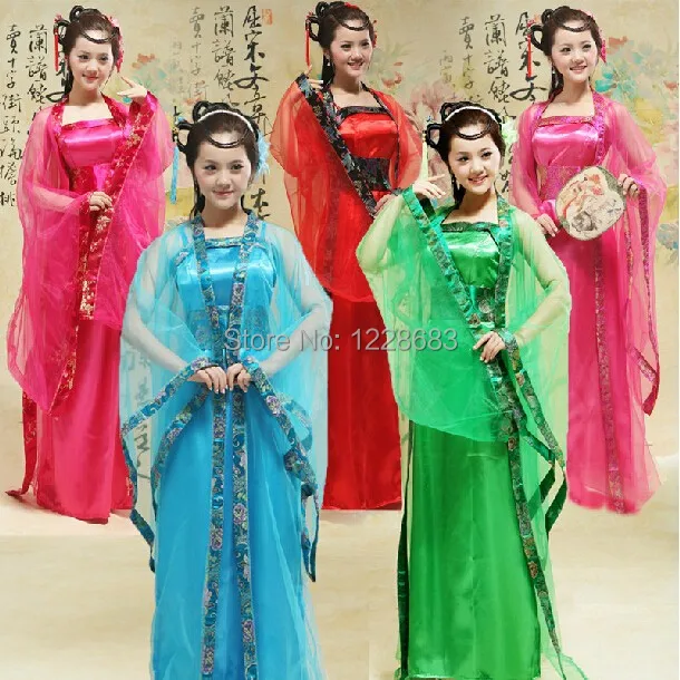 Traditional Women Tang Ancient Chinese Costume Beautiful Dance Hanfu Costume Princess Dynasty Opera Chinese Hanfu Dress