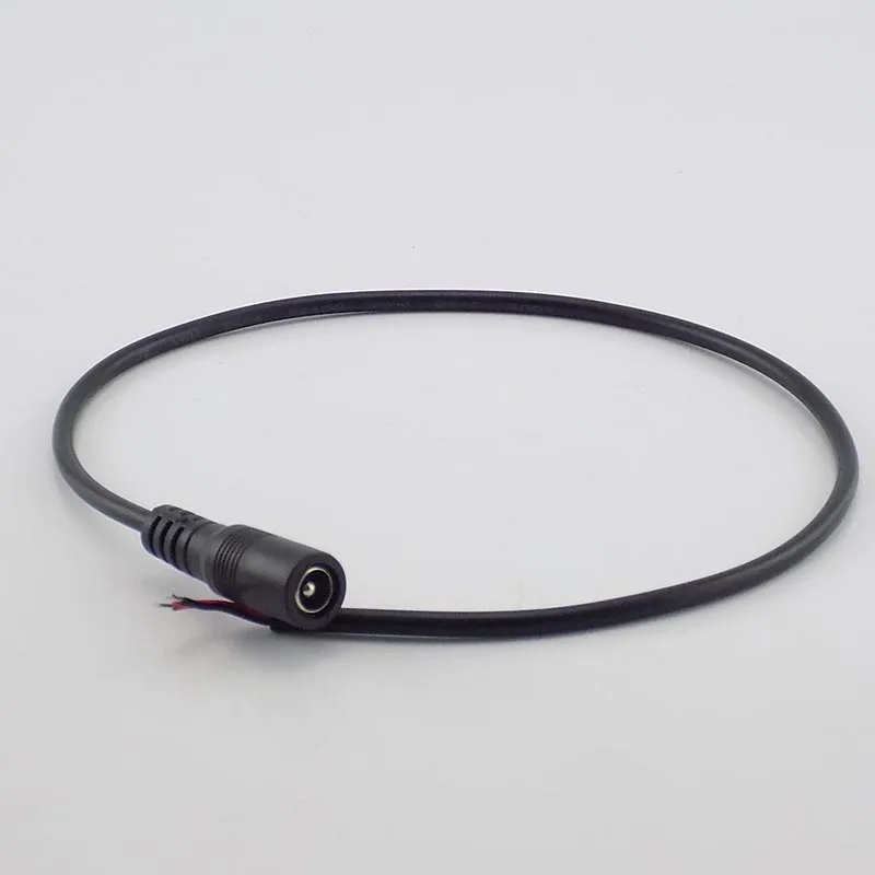 25cm/1M 12V DC Female cable long Power supply Extension Cord Plug connector Adapter for CCTV LED strip light camera 5.5*2.1mm image 5