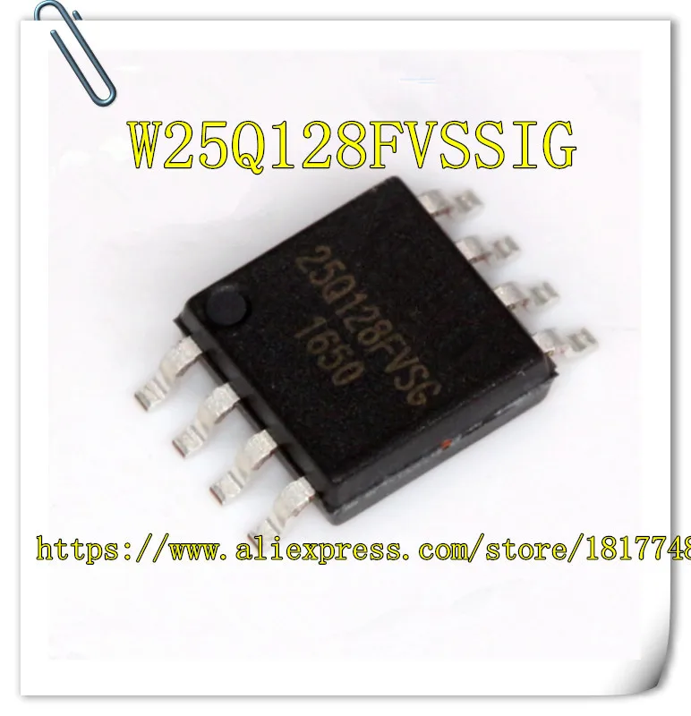 10 шт./лот w25q128fvcome W25Q128FVSG W25Q128FVSIG W25Q128 WINBOND SOP-8 16M flash 128 Мбит