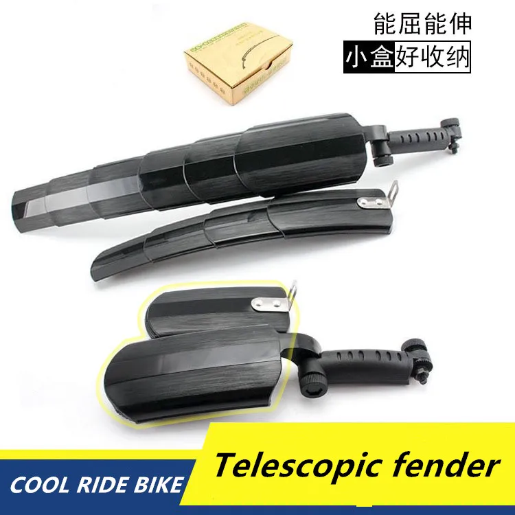 16/20/24/26/700C inch bike  fender Bicycle retractable fender Mountain  road bike folding bike Plastic fenders  bike accessories