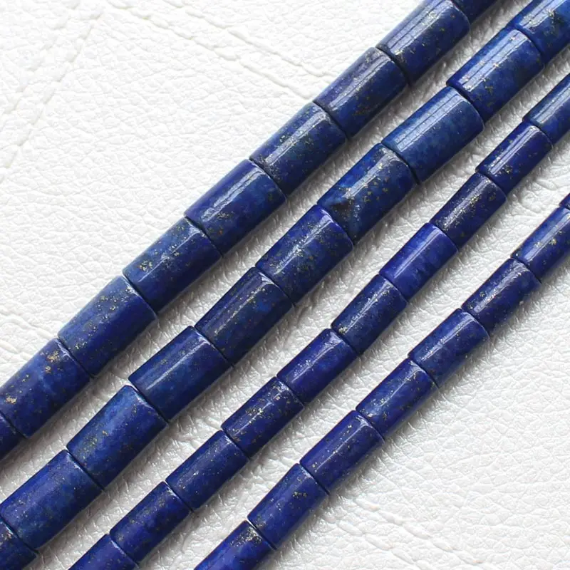 10x6,12x9mm Pretty Lapis Lazuli Tube Shape Loose Beads 15