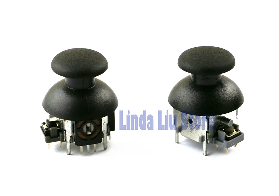 アナログジョイスティックシェル,マッシュルームキャップ,ps2コントローラー用の小さな穴,3Dロッカー,ChengChengDianWan-3D個,50セット,100