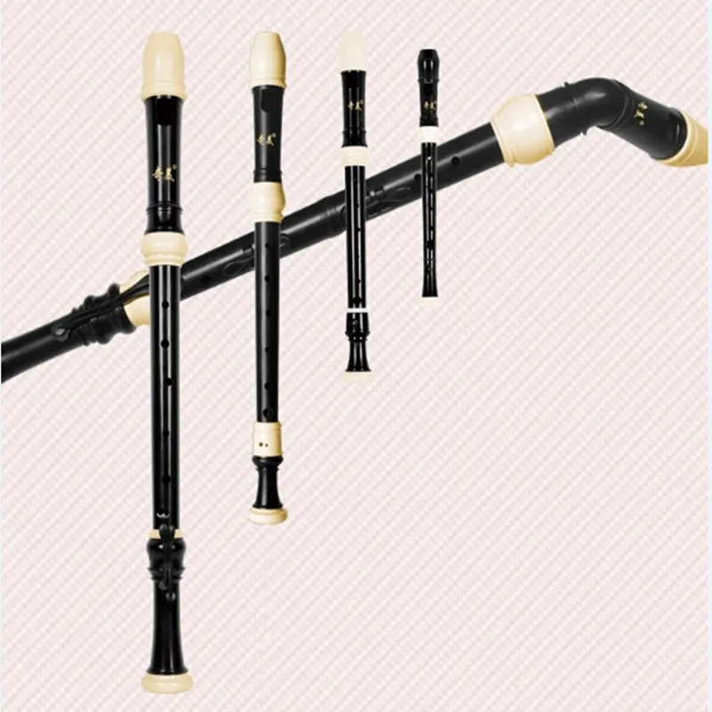 Clarinet Sopranino,High-Pitched,Tenor,Alto,Bass English-Style 8 Holes Chinese Vertical Flute Set of Bass Flautas