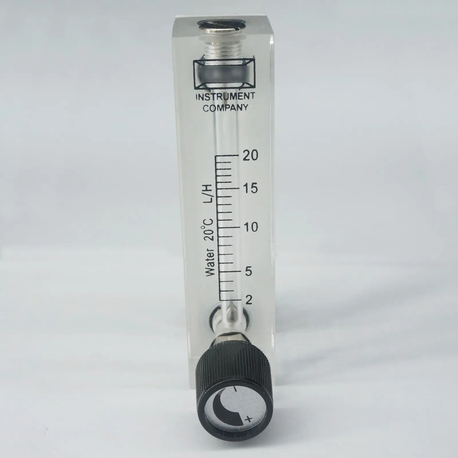 

2-20L/h 4-40L/h 6-60L/h 10-100L/h LZM-6T Water Panel Flowmeter Rotameter With Valve M18 Male G1/4 Female Pressure 0.1Mpa