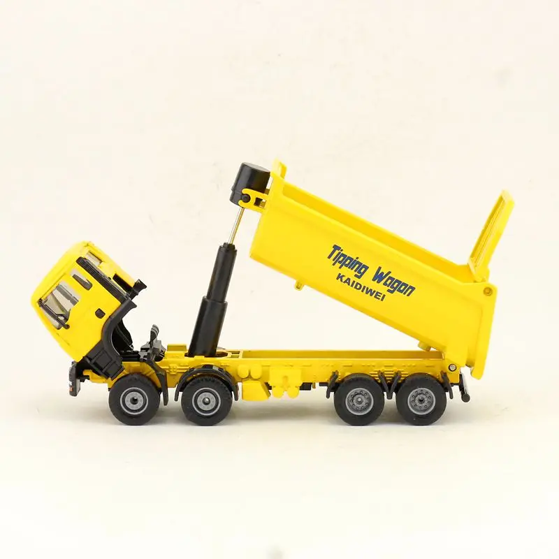 High quality 1:50 dump truck alloy model,simulated die cast metal engineering model,children\'s fun toy gift,free shipping