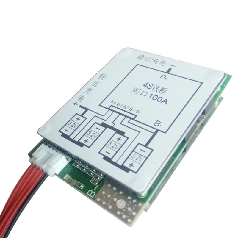 4S komórka 12V 100A Lifepo4 fosforan litowo-żelazowy BMS tablica zabezpieczająca baterię w balance wysoki prąd dla falownika samochodowego