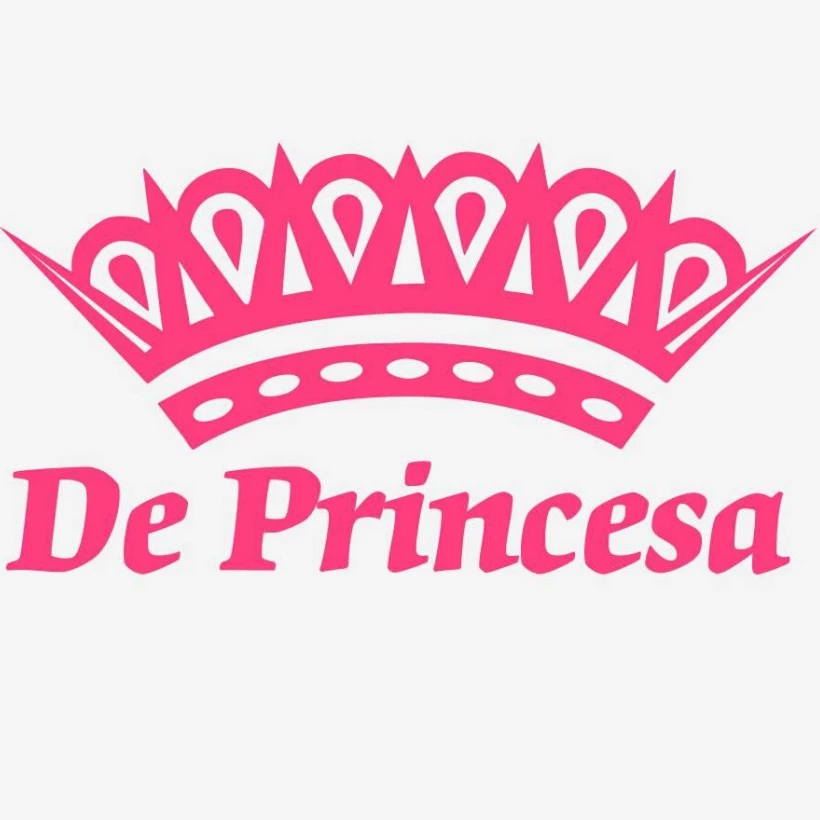 Spanish version De Princesa Car Decal Sticker Crown ,  Princesa Pegatina Coche