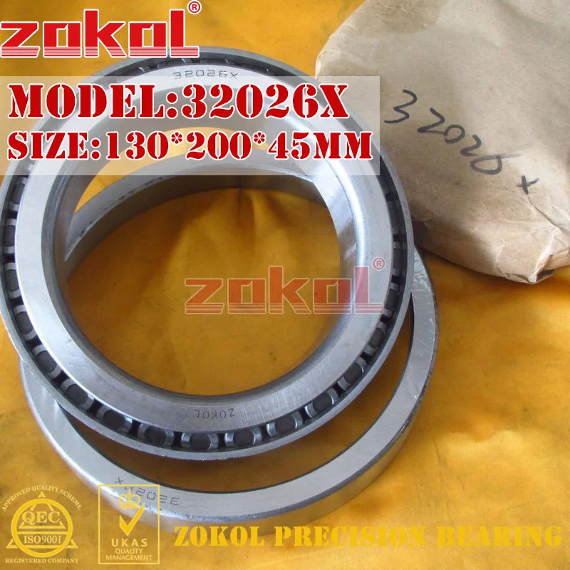 ZOKOL 32026X 2007126E Tapered Roller Bearing 130*200*45mm