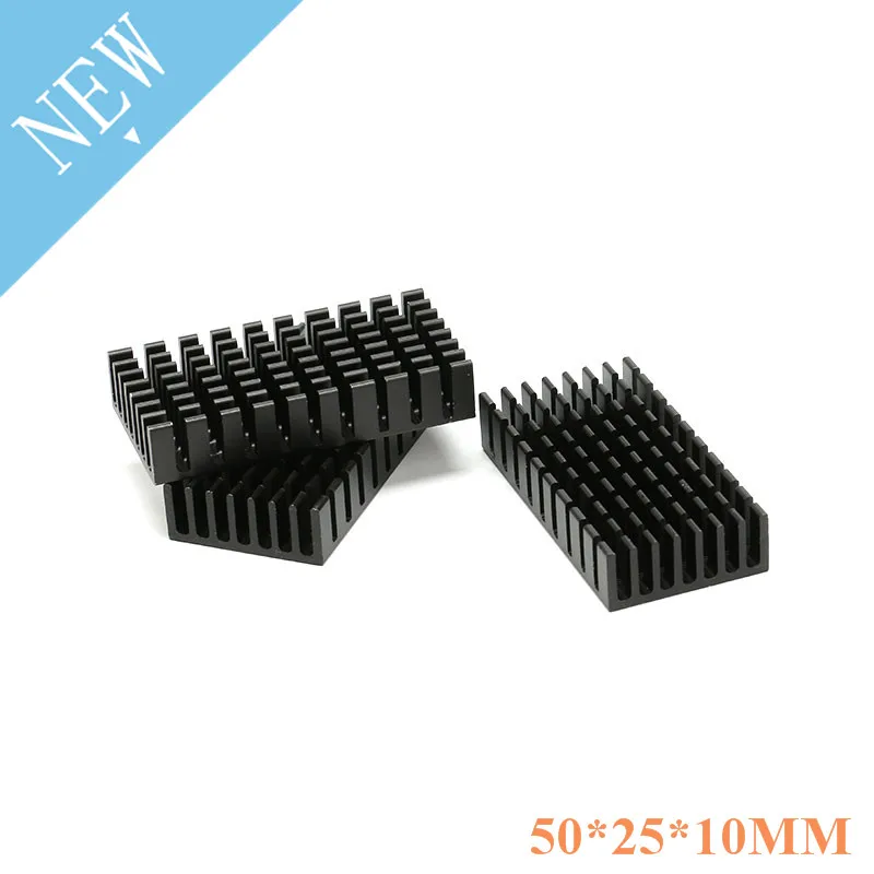 

Heatsink 50x25x10mm Radiator Cooler Radiator Aluminum 50mmx25mmx10mm Heat Sink Metal Slotting For Cooling Chip 50*25*10mm