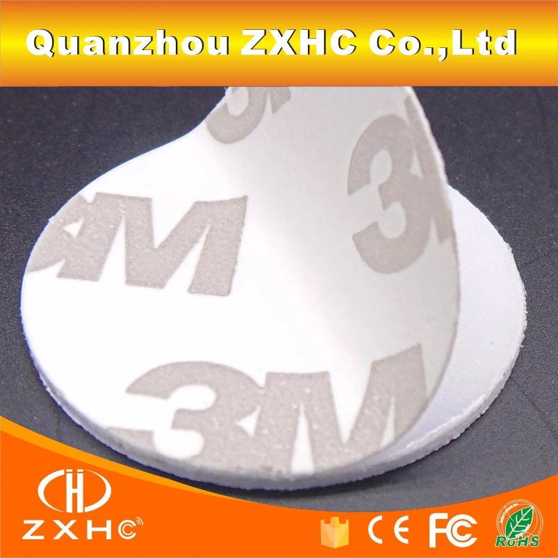 (10PCS/LOT) T5577 25mm Round Shape Sticker Adhesive Card Programmable RFID 125khz Rewritable Smart Tags In Access Control