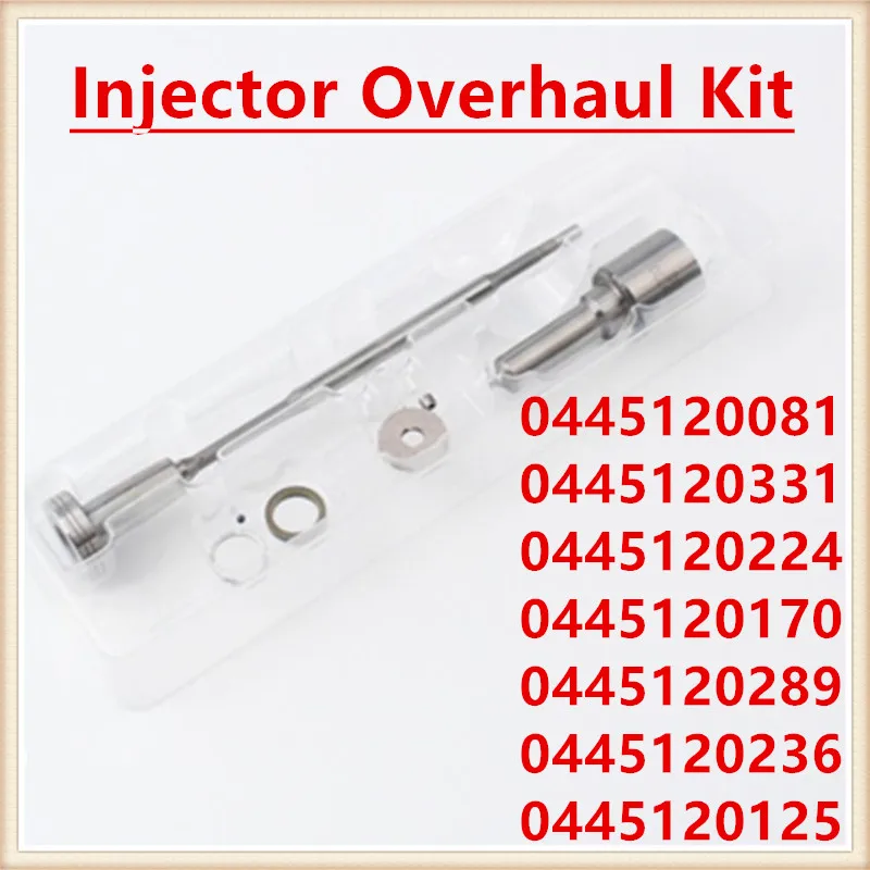 

common rail injector repair kits 0445120081 0445120331 0445120224 0445120170 0445120289 0445120236 0445120125 Overhaul Kit