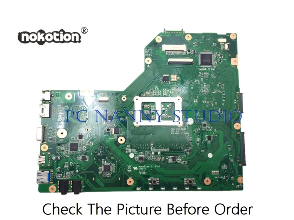 PCNANNY For ASUS X54H K54L MOTHERBOARD HM65 DDR3 PC Notebook Mainboard tested