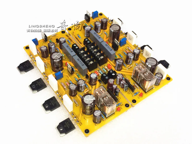 1 قطع 25 واط 1969 إخراج الصوت أنبوب + على njw0281 أنبوب tip41c الطبقة نقية عالية الطاقة مجلس
