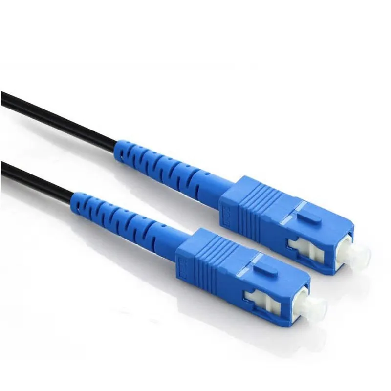 Outdoor Drop Cable SC UPC Simplex FTTH Drop Patch Cable Singlemode Single Fiber Fiber Optic Patch Cord