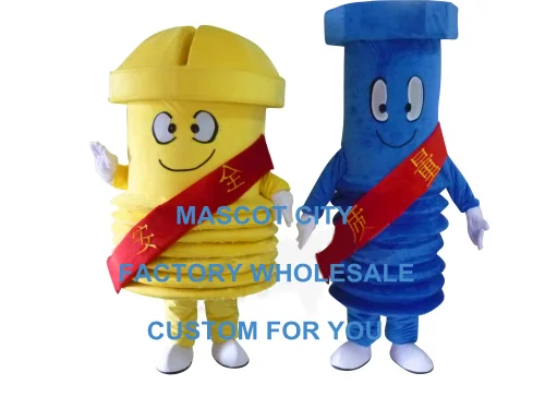 

Screw mascot costume hardware sleeve nut custom cartoon character cosplay carnival costume 3494