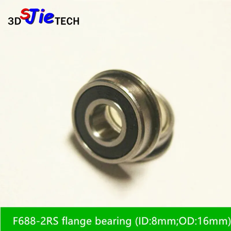 

8pcs UM2 Ball Bearing F688-2RS Flange bearing For DIY UM2 and UM2 Extended 3D printer