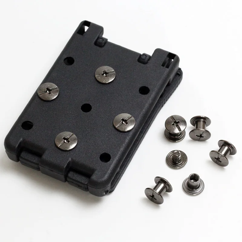 Juego de tornillos Chicago para cinturón, Clips de sujeción para cinturón, trabillas de cinturón, juego de tornillos para funda Kydex DIY, piezas de herramientas de mano, 100 piezas