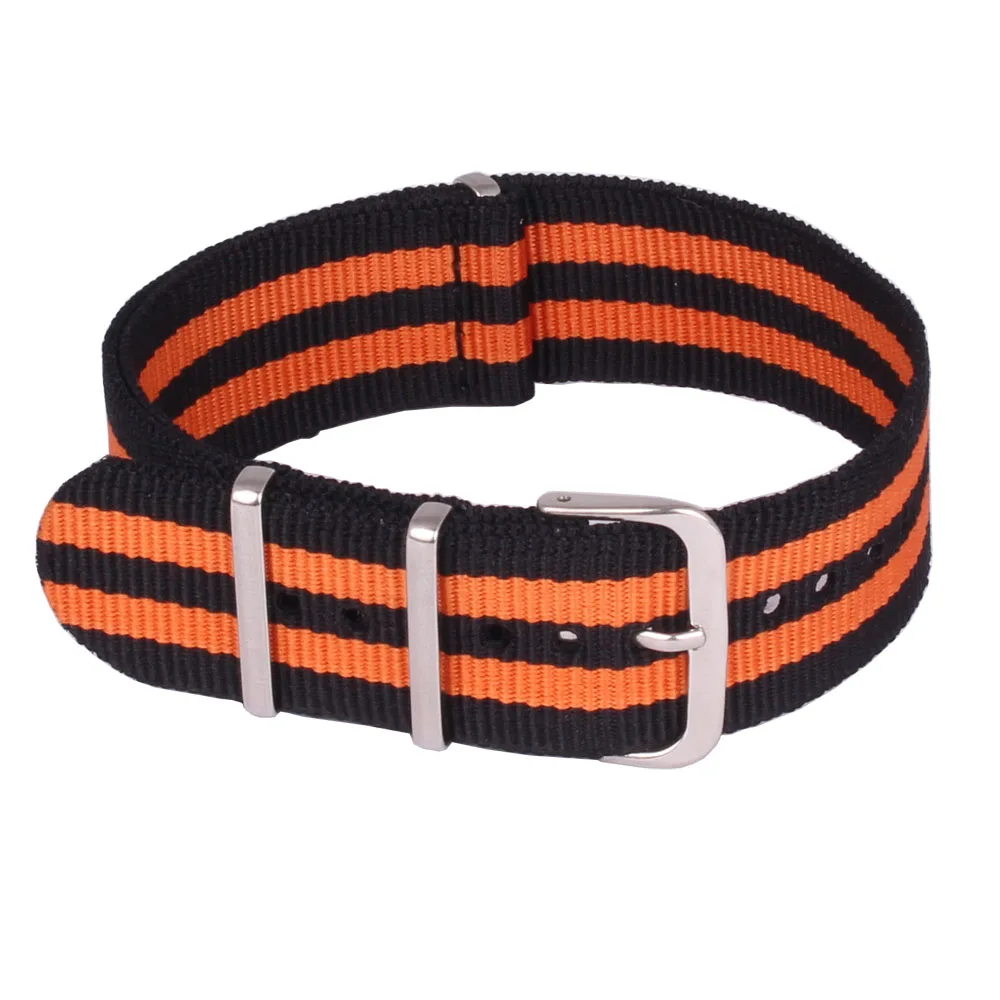 Buy2 Get 10% OFF) 24mm Wholesale bracelet Watch 24 mm Multi Color Army fabric Nylon watchbands Strap Bands Buckle belt