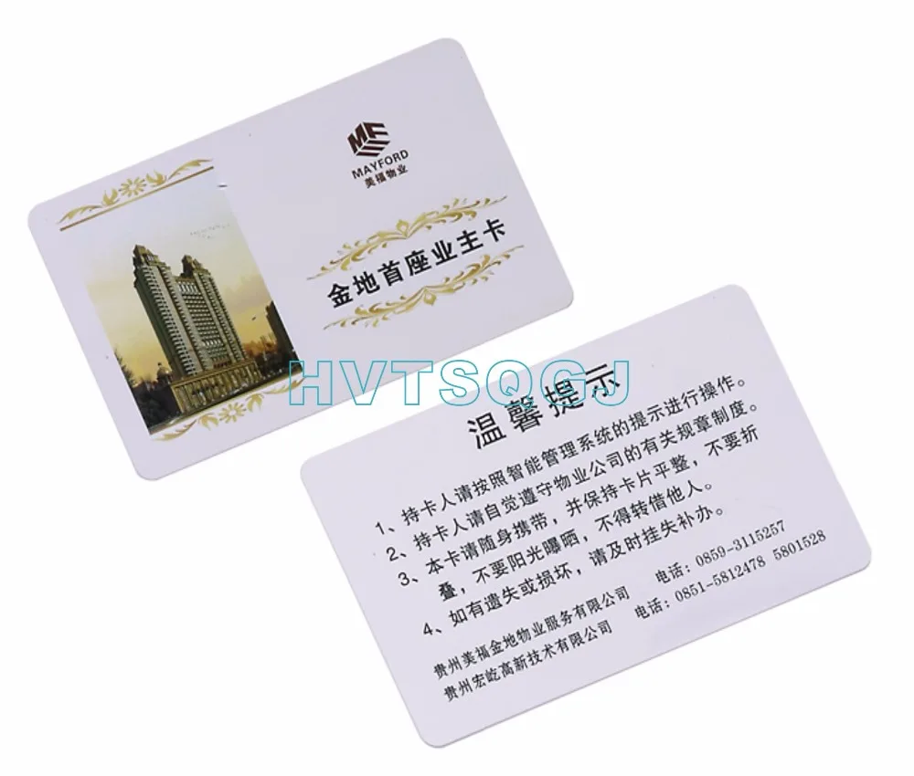 500pcs Custom Printing Card 125KHz RFID ID Card TK4100 Printed Arbitrary Pattern  VIP Card Printing