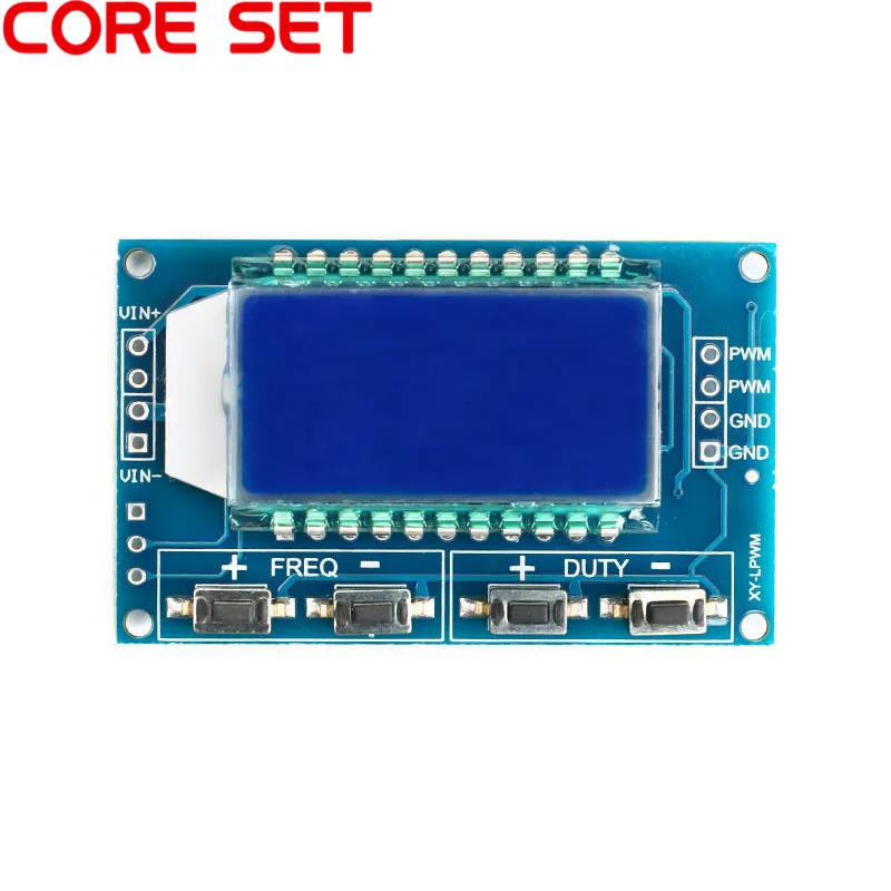 1Hz-150 Khz Generatore di Segnale PWM Bordo Modulo Funzione di Frequenza Degli Impulsi Duty Cycle Regolabile TTL Modulo Display LCD 3.3 V-30 V