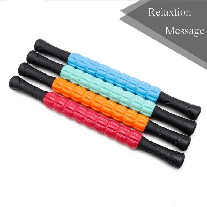 New Yoga Massage Roller Stick Leg Back Relaxion Foam Roller Muscle Therapy Relieve Physio Yoga Block Fitness Equipment