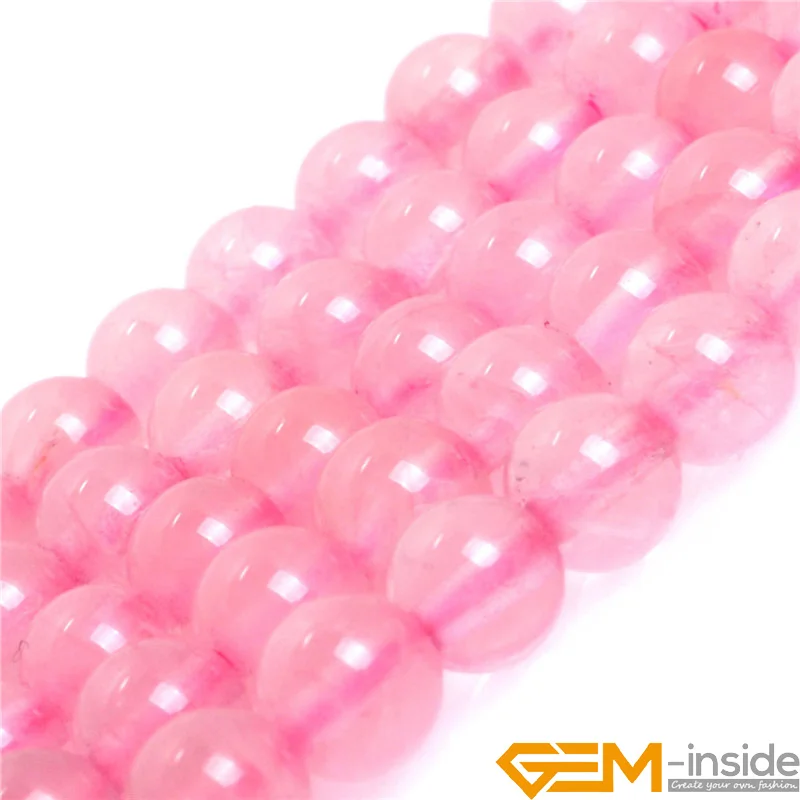 Natural Stone Madagascar Rose Quartzs Beads For Jewelery Making DIY Jewelry Bead For Bracelet Necklace Design Strand 15 Inch