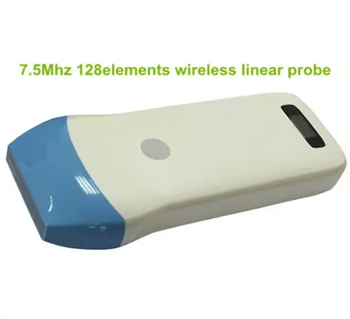 3.5-10.0 Mhz 80-129 elements wireless ultrasound linear probe with Reverse harmonic function with FDA, CE and ISO free shipping