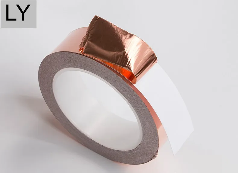 3 Rolls Width 15mm x 30m,Copper foil tape with conductive adhesive Single-guided copper tape,Shielding tape,Heat-resistant