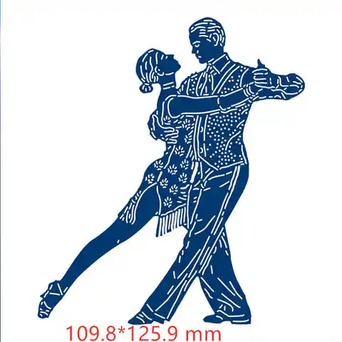 Металлические штампы для скрапбукинга Waltz Latin Tango