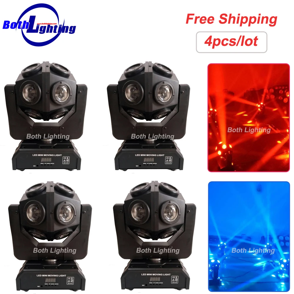 

12*10W RGBW 4in1 LED Magic Ball Moving Head Beam Light DMX512 Strobe for Party KTV Bar Effect Show