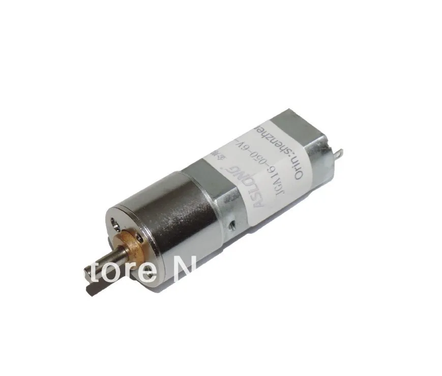 6-12VDC Geared Speed Reduce Motor w Reduction Gearbox JGA16-050 12V 800rpm 80rpm 50rpm 42rpm 32rpm 26rpm