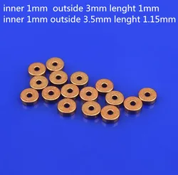 10pcs/lot mini copper brass bearing self lubricating bushing 3mm miniature smallest brass bearing gear