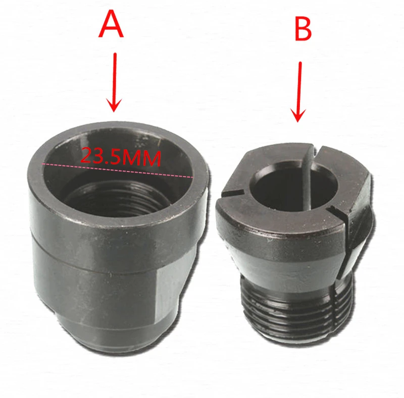 Portabrocas de 1/2 pulgada 12,7 mm 763602 -0 Reemplazo del portabrocas MAKITA 3601B 763623 -2 COLLET CONE 1/2" SKIL HITACHI M12 ROUTER