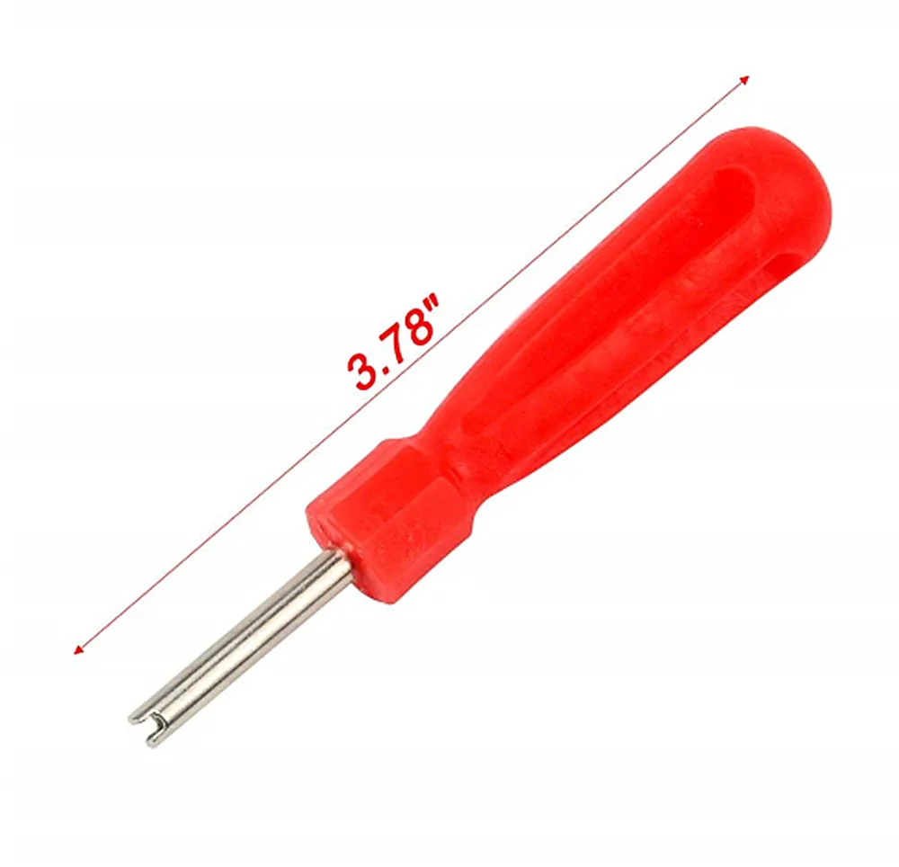 2PCS ABS Tire Valve Core Removal Tool Tire Repair Tool Valve Core Wrench Valve Core Screw Driver