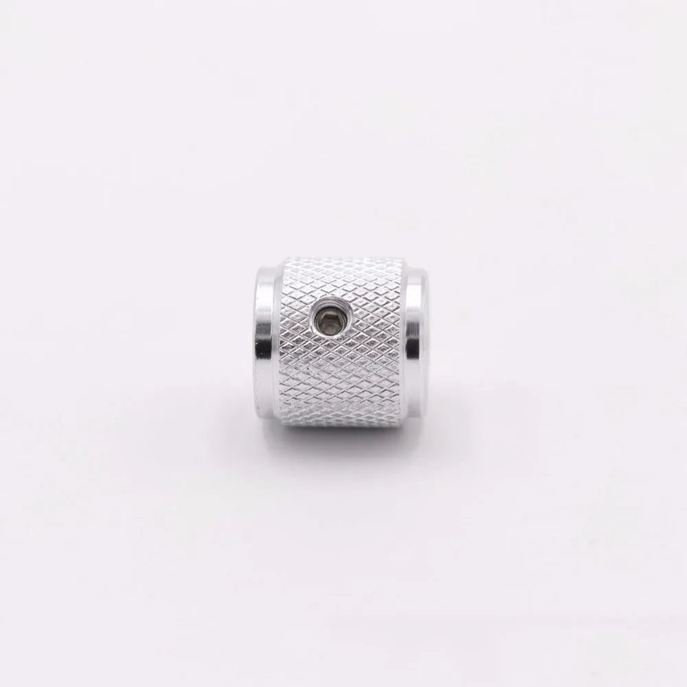 1pc 13x13mm cnc bearbeitetes massives Aluminium Zeiger knopf Knopf kappe für Gitarren verstärker dac cd Radio Potentiometer Lautstärke regler – Detail 6