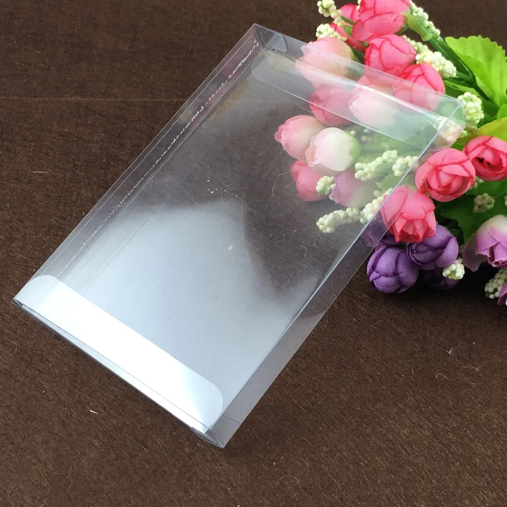 30pcs 3*8*15cm clear plastic pvc box packing boxes for gifts/chocolate/candy/cosmetic/crafts square transparent pvc Box